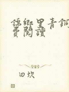 锦乡里青铜穗免费阅读