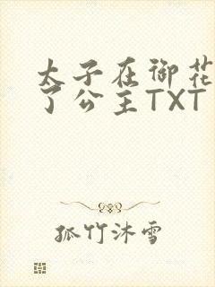 太子在御花园要了公主TXT