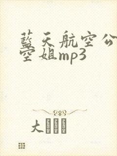 蓝天航空公司的空姐mp3