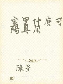 家里什么可以当阳具用