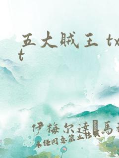 五大贼王 txt