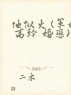 他似火 (军婚 高干 婚恋)小说免费阅读