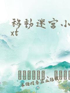 移动迷宫小说txt