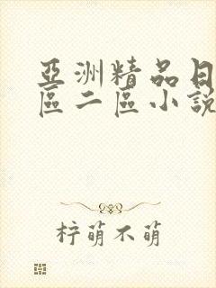 亚洲精品日韩一区二区小说