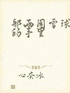 那两团雪球在他的手里