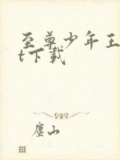 至尊少年王txt下载