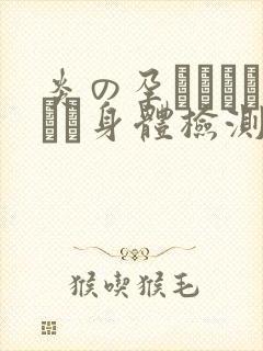 炎の孕ませおっぱい身体检测