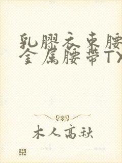 乳胶衣束腰勒紧金属腰带TXT