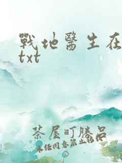 战地医生在都市txt