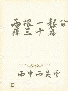 两根一起公憩止痒三十篇