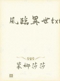 风临异世txt