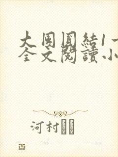 大团圆结1一6全文阅读小说