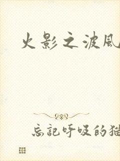 火影之波风神月