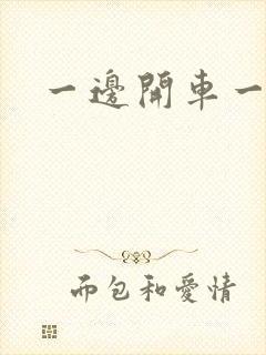 一边开车一边做