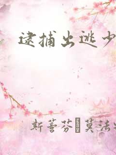 逮捕出逃少奶奶