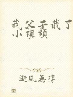 我父子截了一段小视频