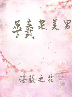 原来是美男啊 下载