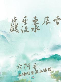虎牙东辰雪见抖腿流水