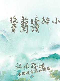 珠胎暗结小说免费阅读