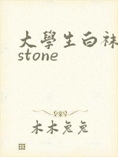 大学生白袜飞机stone