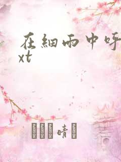 在细雨中呼喊txt