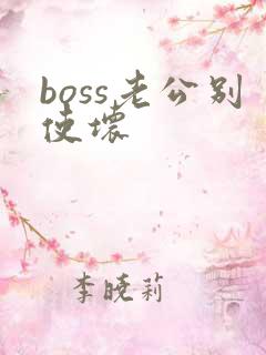 boss老公别使坏