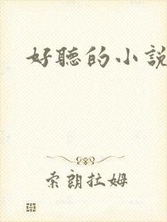 好听的小说书名