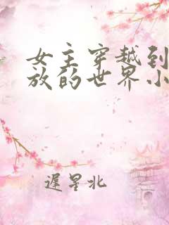 女主穿越到很开放的世界小说