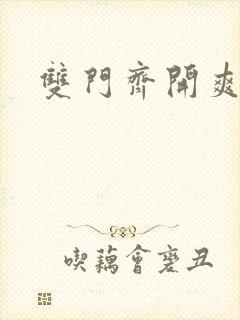 双门齐开爽死啦