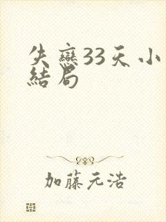 失恋33天小说结局