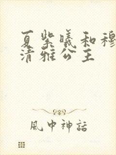 夏紫曦和穆景天清雅公主