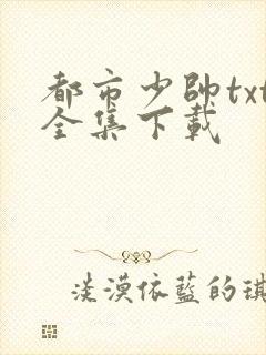 都市少帅txt全集下载
