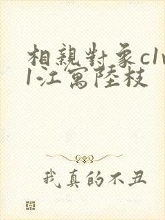 相亲对象c1v1江寓陆枝