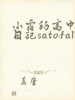 小霜的高中成长日记satofall