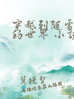 穿越到随处做 的世界 小说