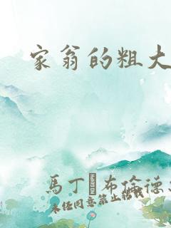 家翁的粗大