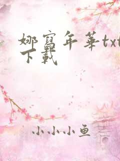 娜写年华txt下载