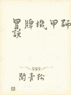 冒牌机甲师 小说