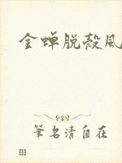 金蝉脱壳风弄