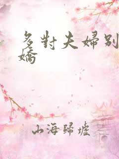 多对夫妇别墅群娇