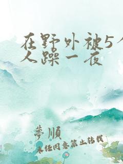 在野外被5个男人躁一夜