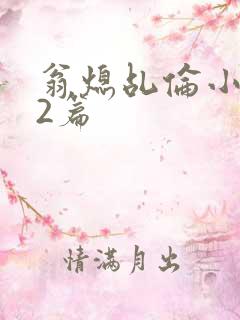 翁熄乩伦小说32篇