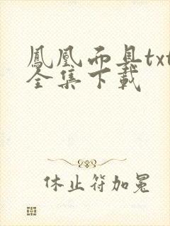 凤凰面具txt全集下载