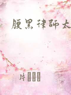 腹黑律师太危险