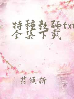 特种教师txt全集下载