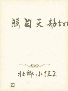 照日天劫txt