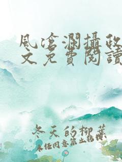 风沧澜摄政王全文免费阅读