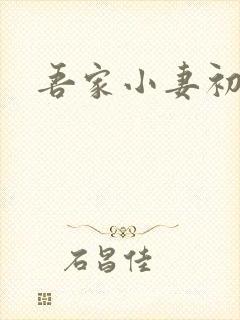 吾家小妻初长成