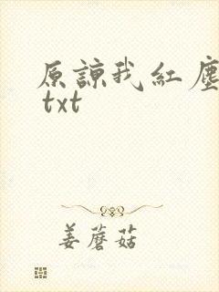 原谅我红尘颠倒 txt