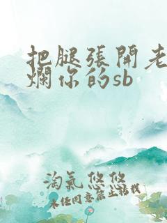 把腿张开老子臊烂你的sb